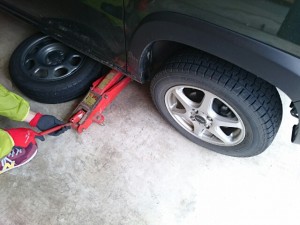 タイヤ交換